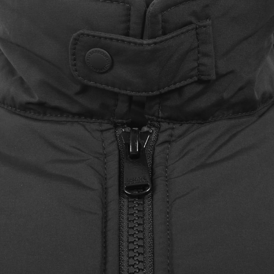 Image number 5 for Barbour International Distill Quilted Jacket Black
