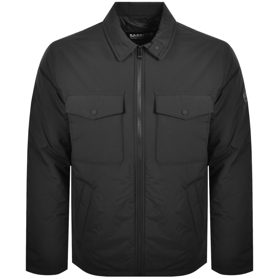 Image number 1 for Barbour International Distill Quilted Jacket Black
