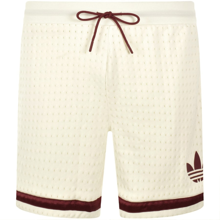 Image number 2 for adidas Originals Basketball Shorts Cream