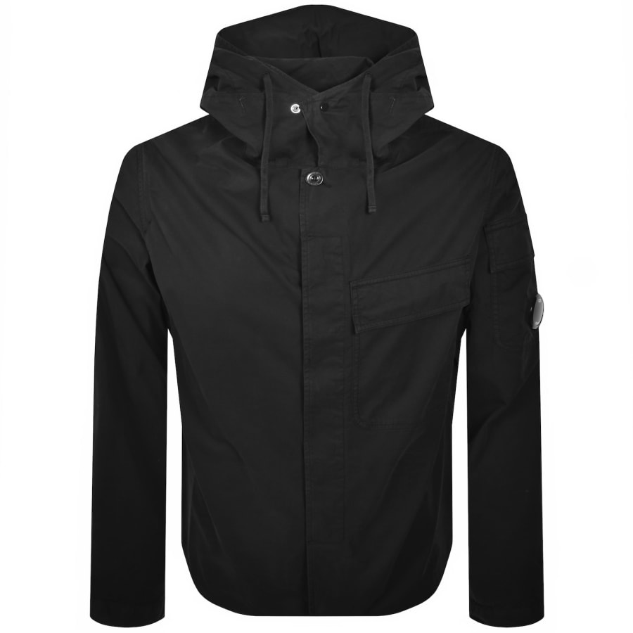 Image number 2 for CP Company Gabardine Overshirt Black