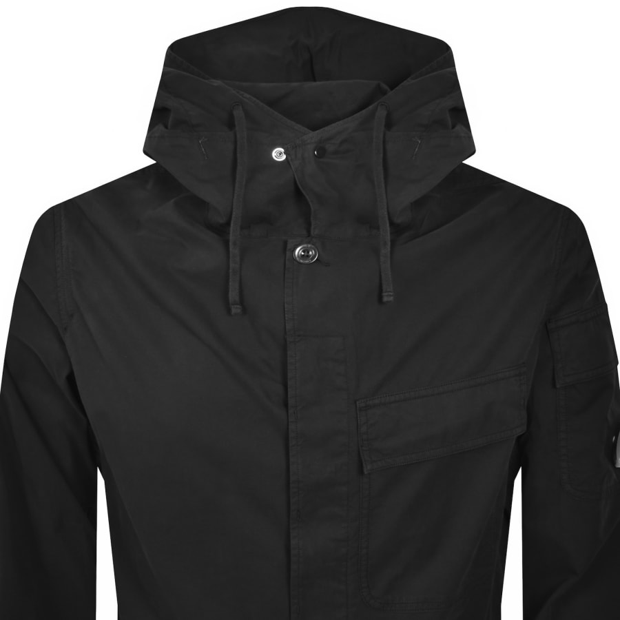 Image number 3 for CP Company Gabardine Overshirt Black