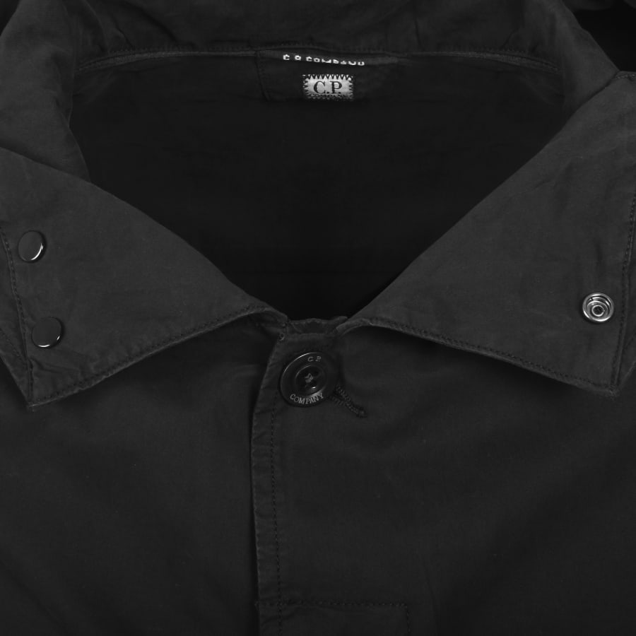Image number 4 for CP Company Gabardine Overshirt Black