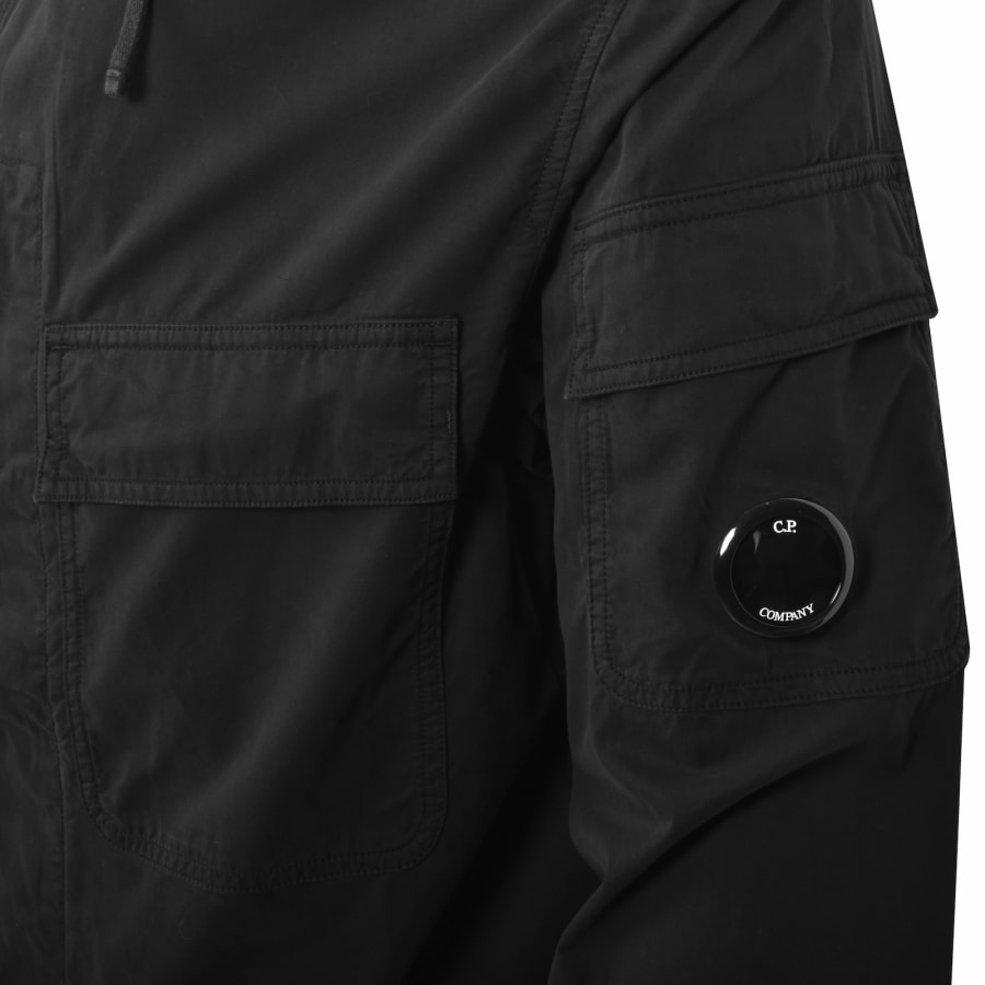 Image number 5 for CP Company Gabardine Overshirt Black