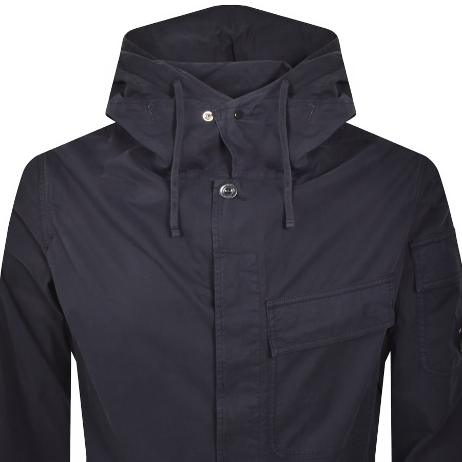 Image number 3 for CP Company Gabardine Overshirt Navy