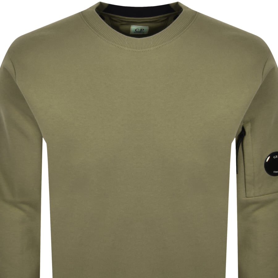 Image number 3 for CP Company Crew Neck Sweatshirt Green