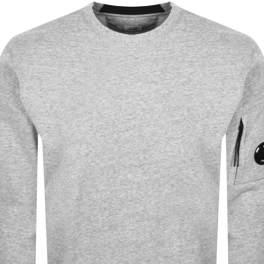 Image number 3 for CP Company Crew Neck Sweatshirt Grey