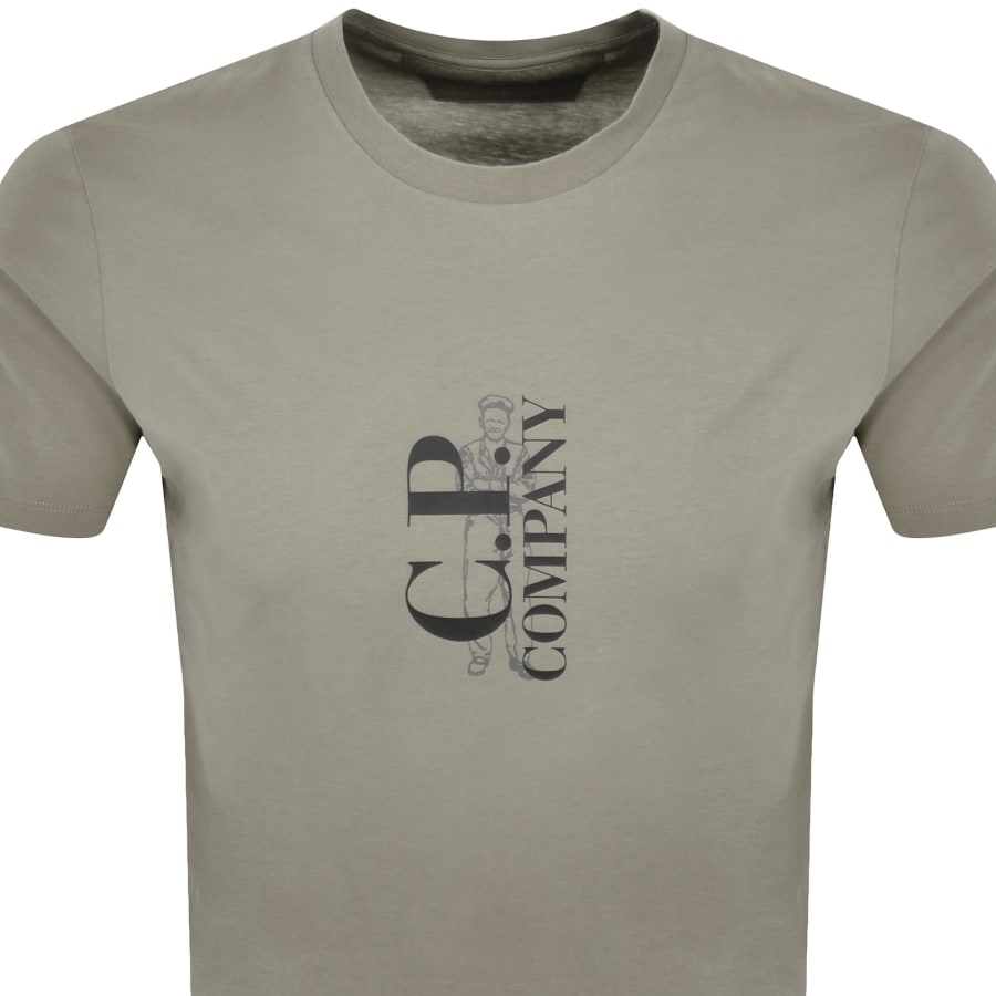 Image number 2 for CP Company Logo T Shirt Fallen Rock