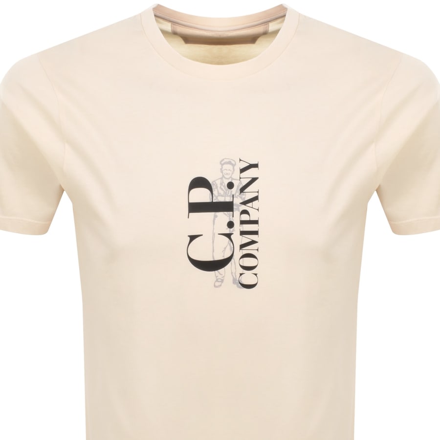 Image number 2 for CP Company Logo T Shirt Pistachio Shell