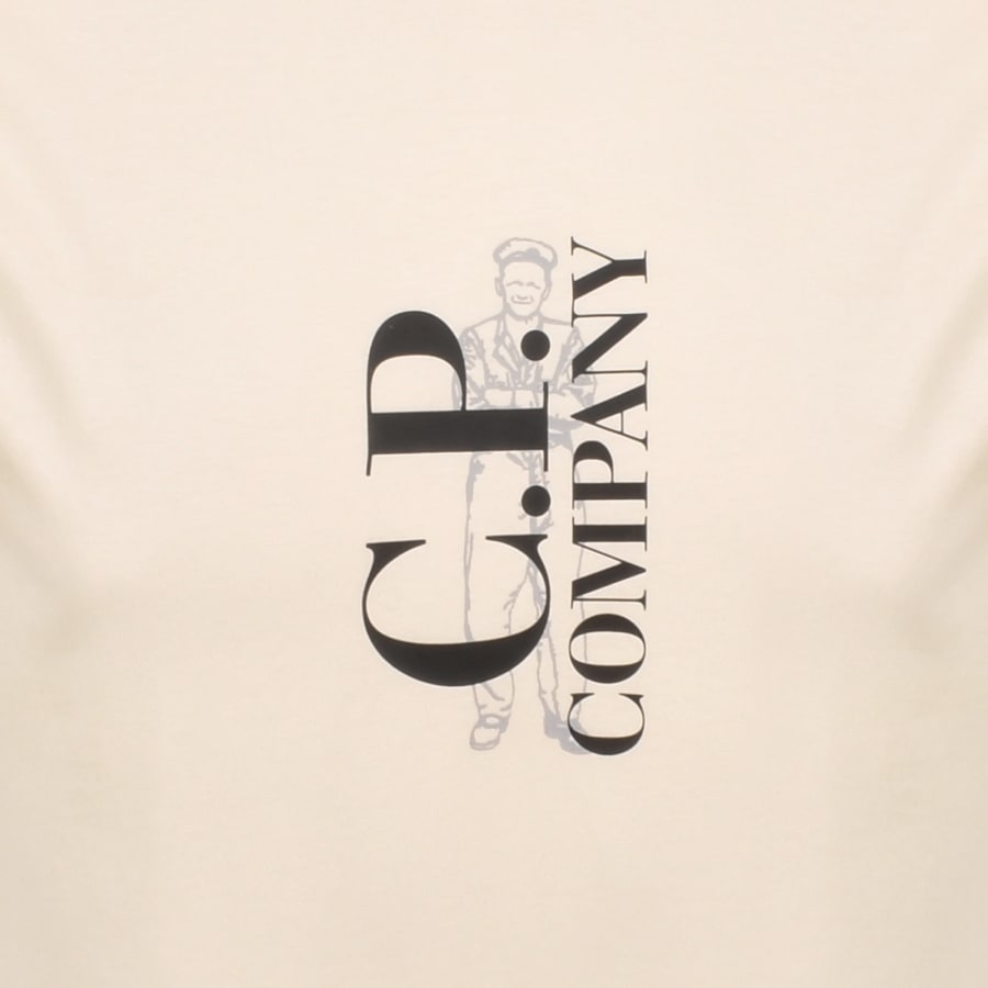 Image number 3 for CP Company Logo T Shirt Pistachio Shell