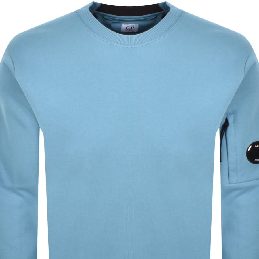Image number 3 for CP Company Crew Neck Sweatshirt Blue