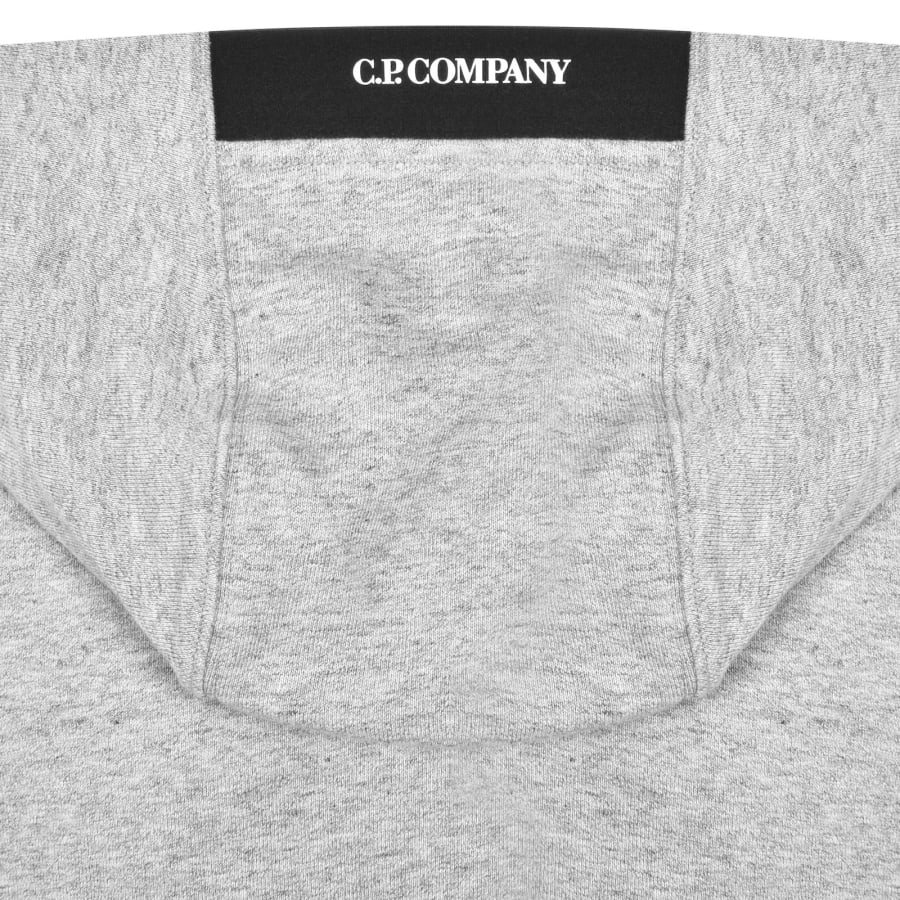 Image number 5 for CP Company Diagonal Raised Hoodie Grey