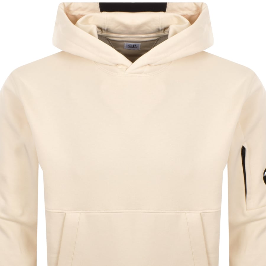 Image number 3 for CP Company Diagonal Raised Hoodie Cream