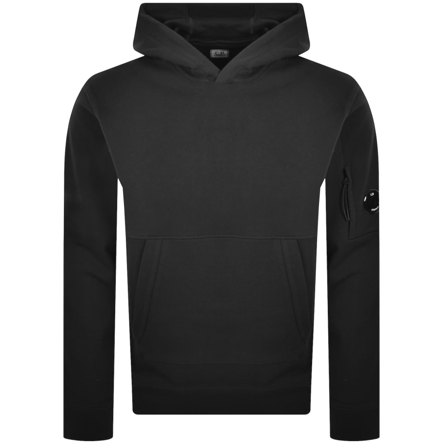 Image number 2 for CP Company Diagonal Raised Hoodie Black