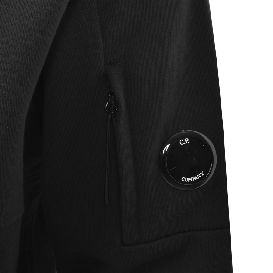 Image number 4 for CP Company Diagonal Raised Hoodie Black