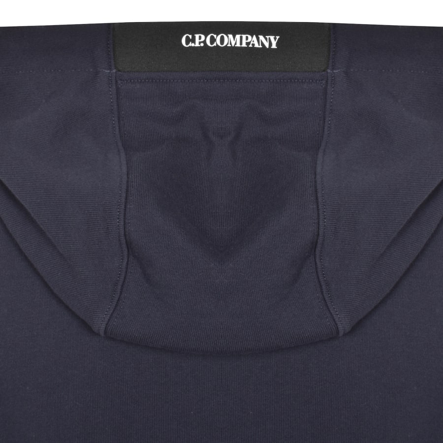 Image number 5 for CP Company Diagonal Raised Hoodie Dark Blue