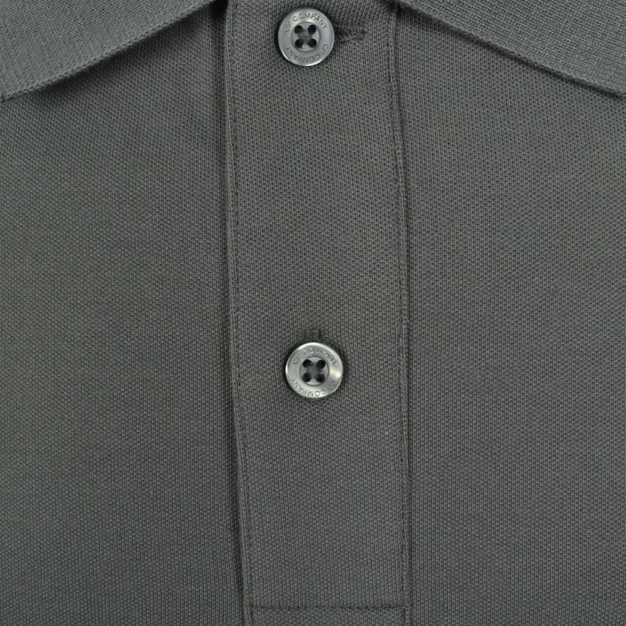 Image number 4 for CP Company Polo T Shirt Dark Shadow