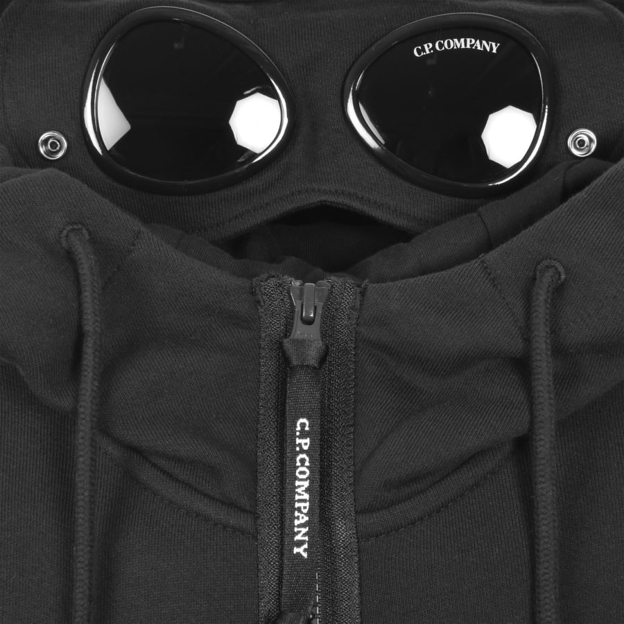 Image number 5 for CP Company Diagonal Hoodie Black