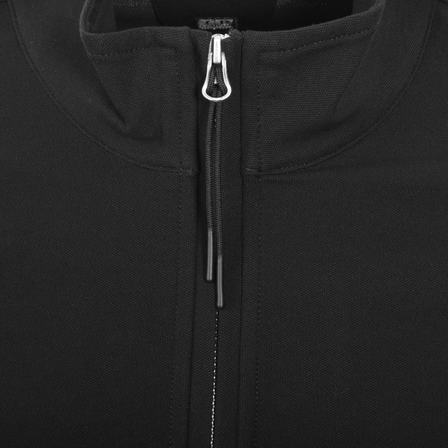 Image number 4 for CP Company Half Zip Polo T Shirt Black