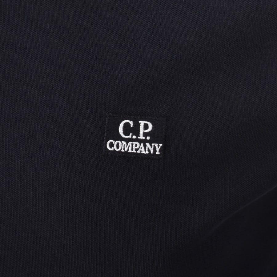 Image number 3 for CP Company Half Zip Polo Navy