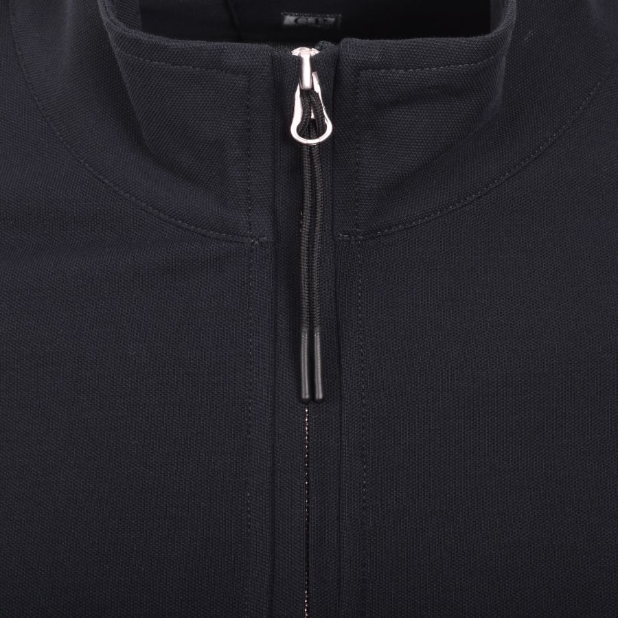 Image number 4 for CP Company Half Zip Polo Navy