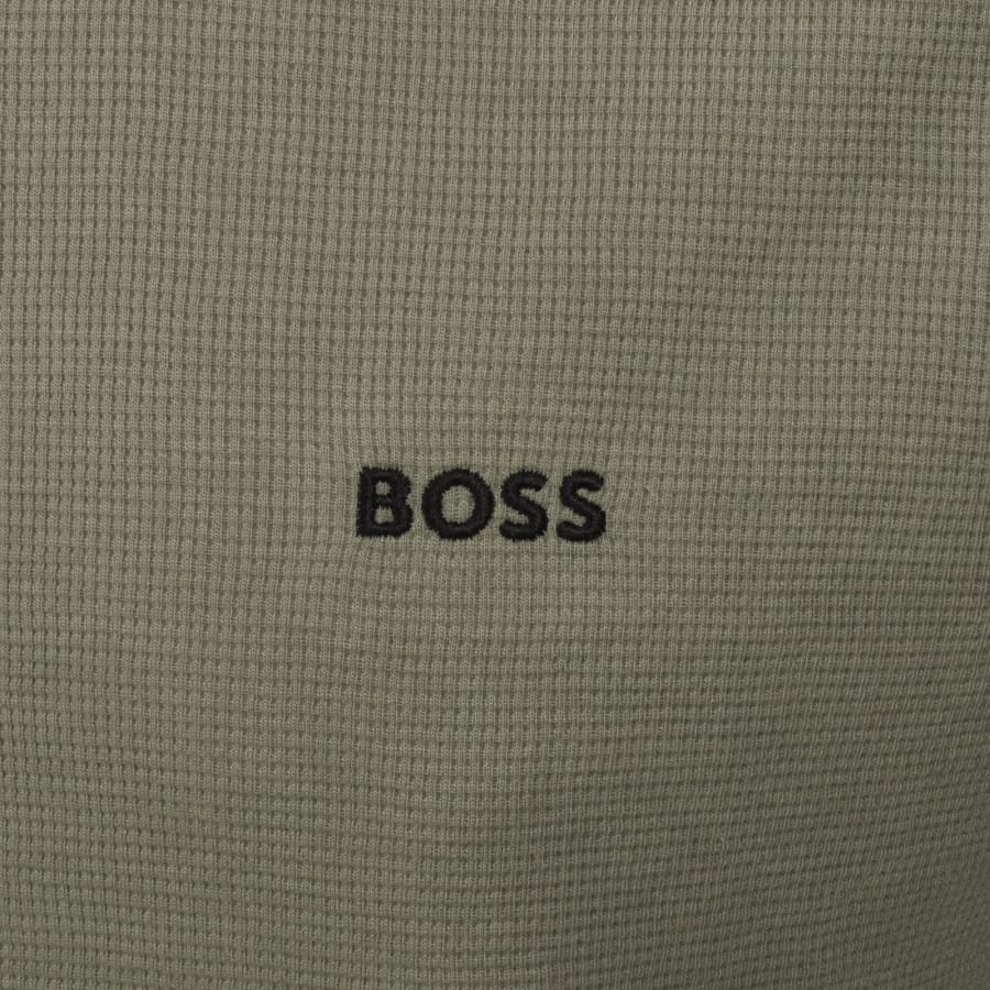 Image number 3 for BOSS Waffle T Shirt Open Brown