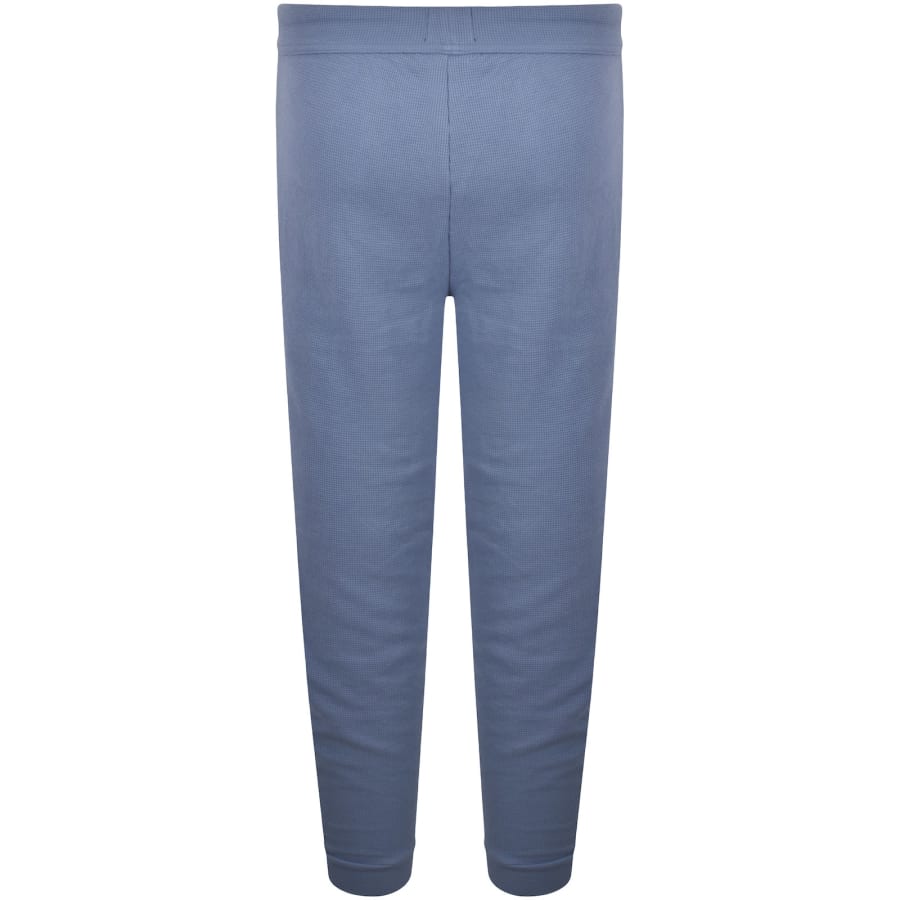 Image number 3 for BOSS Waffle Cuff Joggers Light pastel Blue