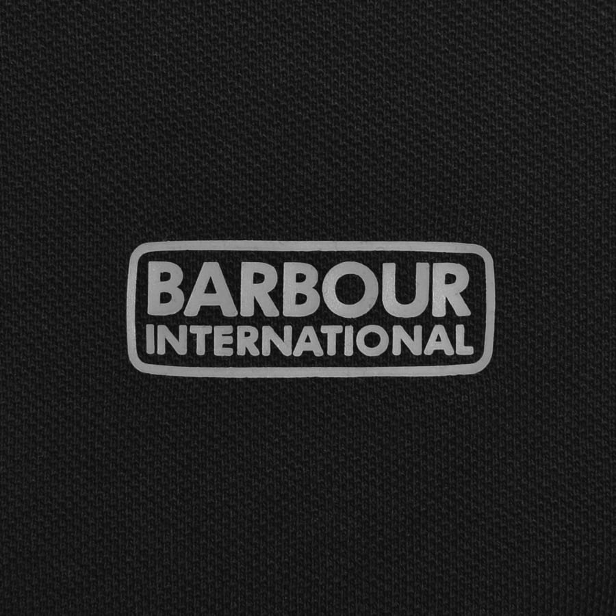 Image number 3 for Barbour International Essential Polo Black