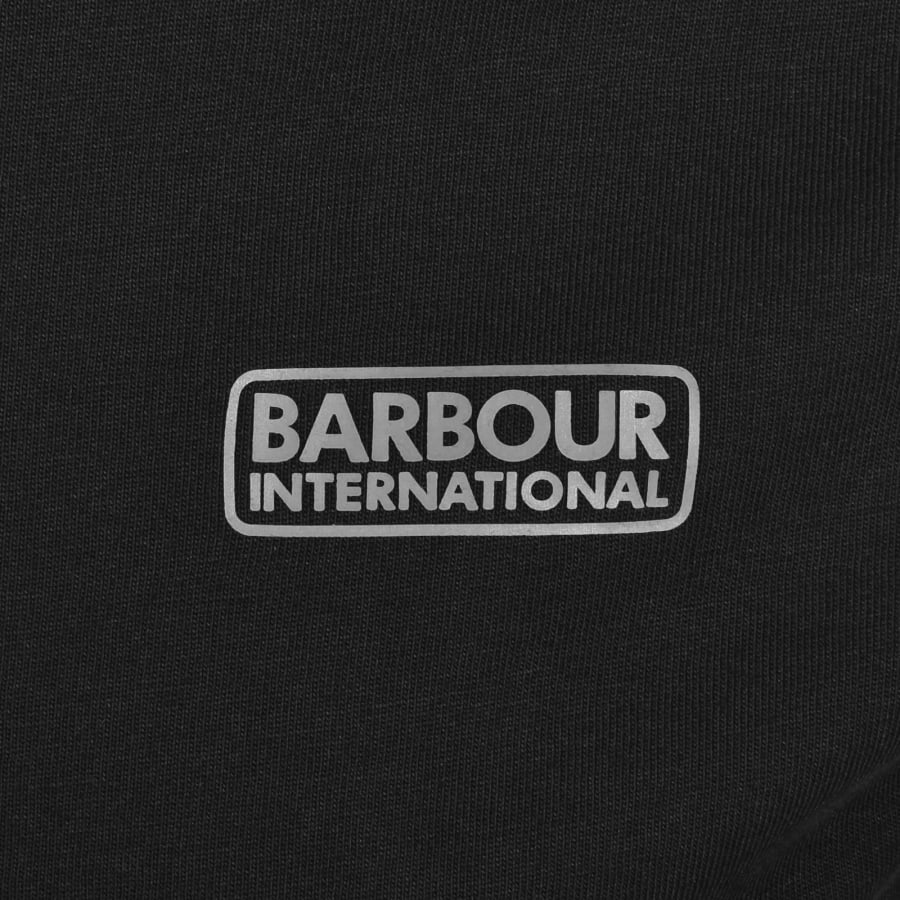 Image number 3 for Barbour International Logo T Shirt Black
