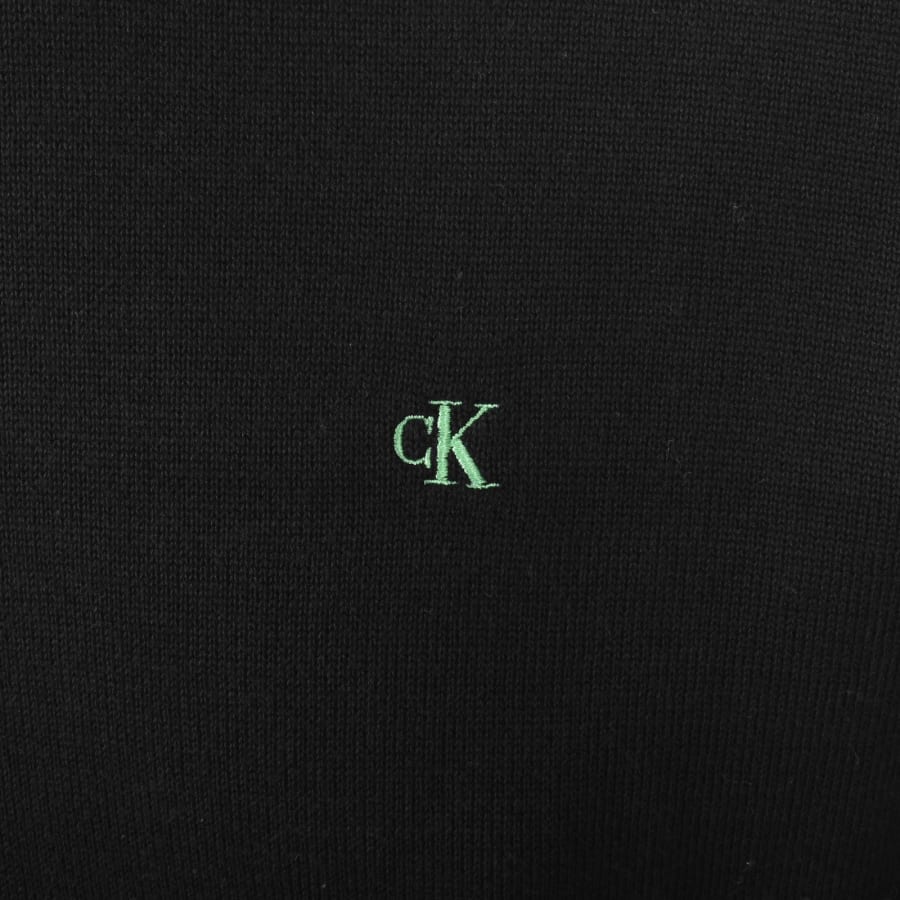 Image number 3 for Calvin Klein Jeans Crew Neck Jumper Black