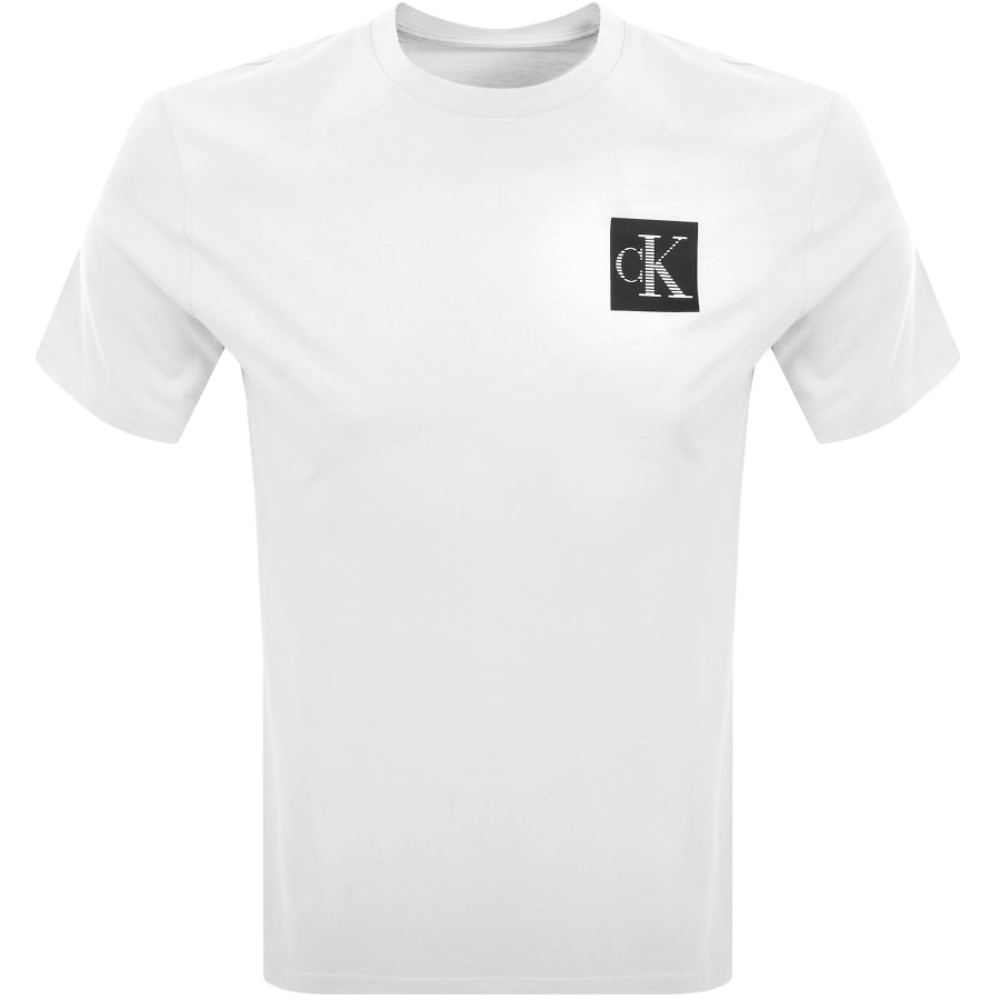 Image number 1 for Calvin Klein Jeans Crew Neck T Shirt White