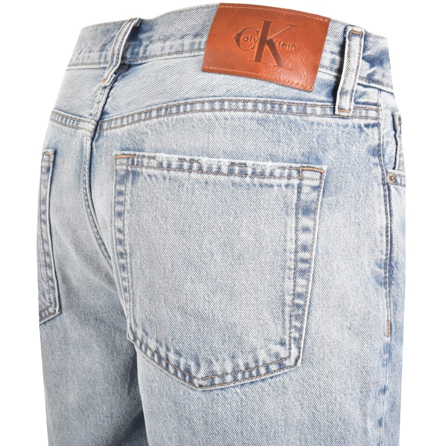 Image number 4 for Calvin Klein Jeans Classic Denim Shorts Blue