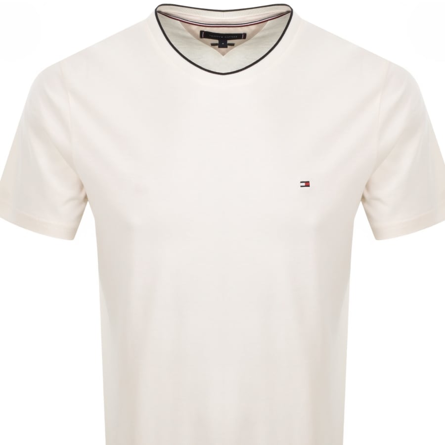 Image number 2 for Tommy Hilfiger Modal T Shirt Cream