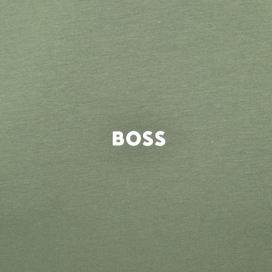 Image number 4 for BOSS Unique T Shirt Open Green