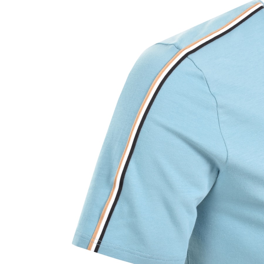 Image number 5 for BOSS Unique T Shirt Light Pastel Blue