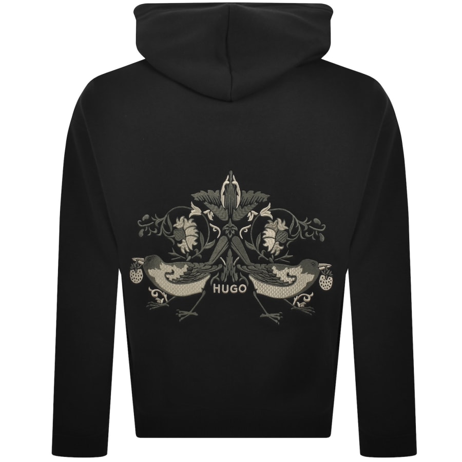 Image number 5 for HUGO Dimstone Hoodie Black