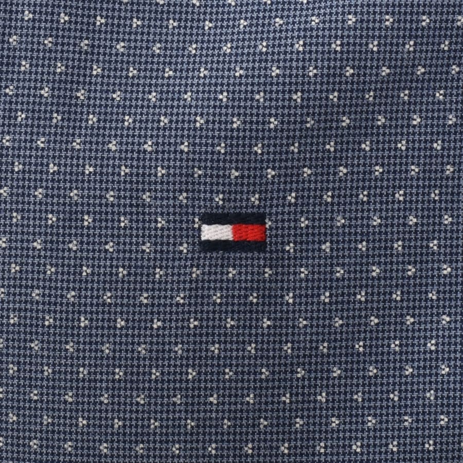 Image number 3 for Tommy Hilfiger Flex Poplin Long Sleeve Shirt Navy