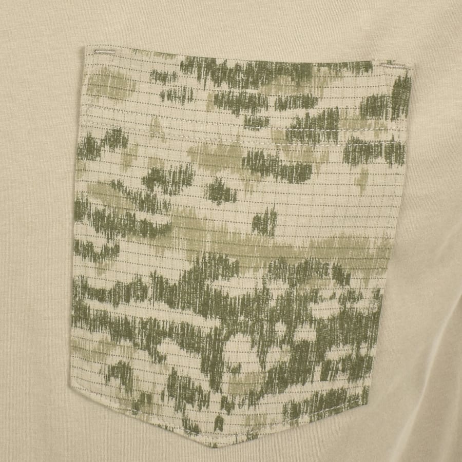 Image number 4 for G-Star Camo Pocket Logo T Shirt Khaki