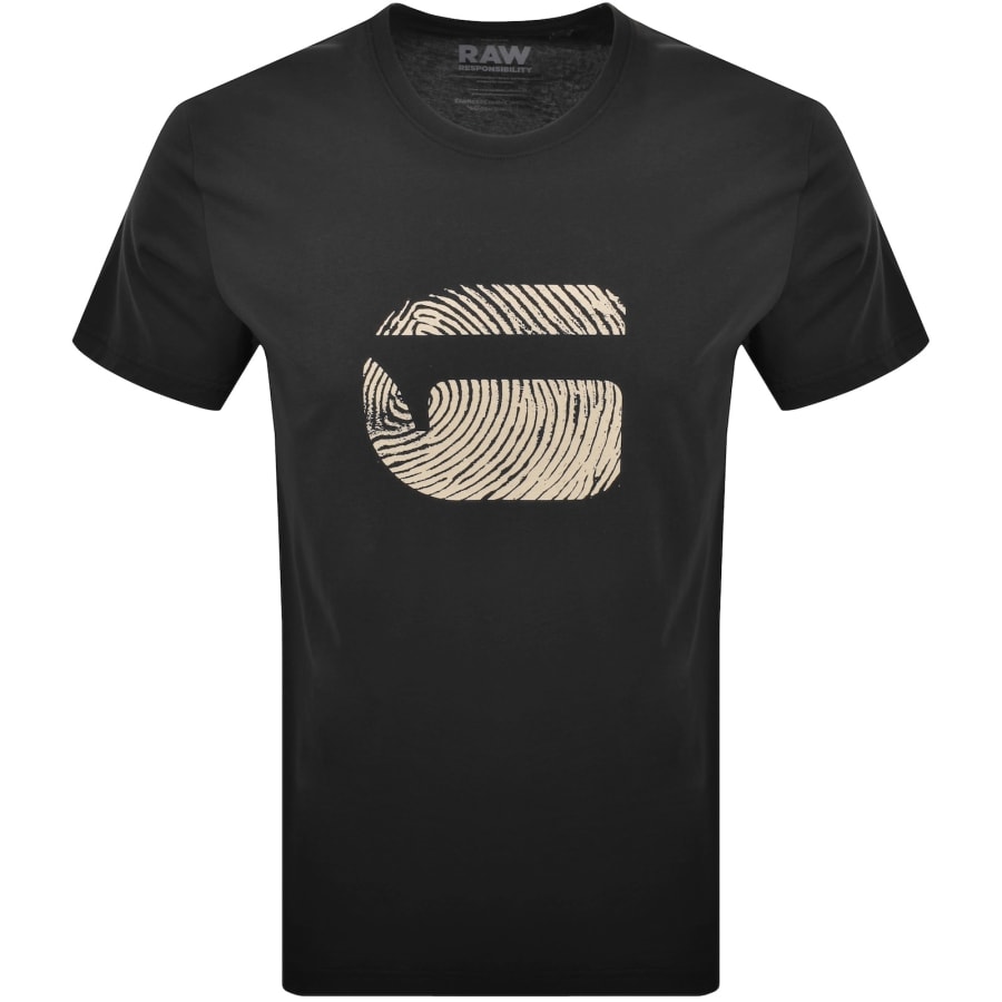 Image number 1 for G-Star Finger Print Burger T Shirt Black