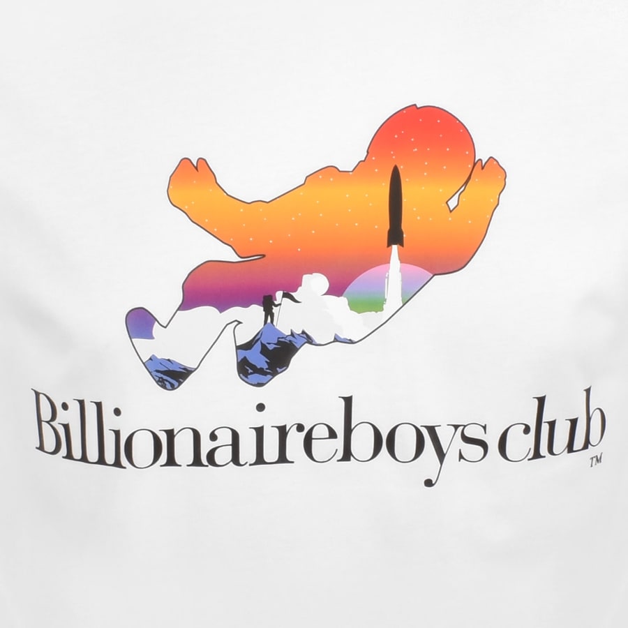 Image number 3 for Billionaire Boys Club Floating Astro T Shirt White