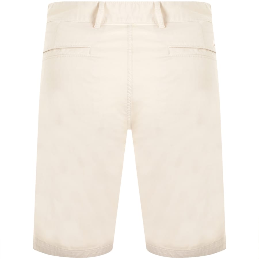 Image number 2 for BOSS Chino Slim Shorts Cream