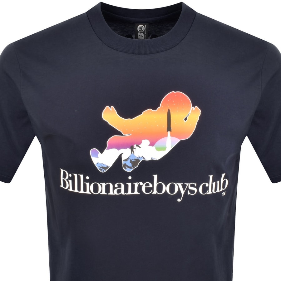 Image number 2 for Billionaire Boys Club Floating Astro T Shirt Navy