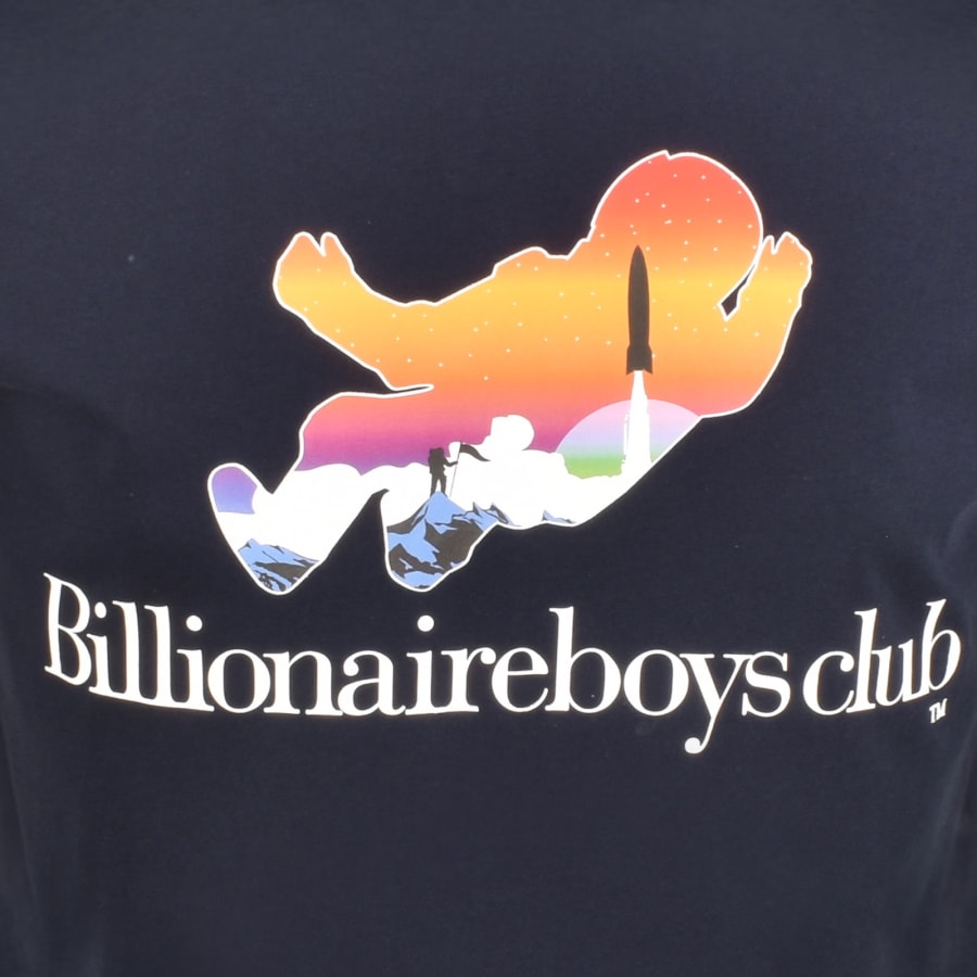 Image number 3 for Billionaire Boys Club Floating Astro T Shirt Navy