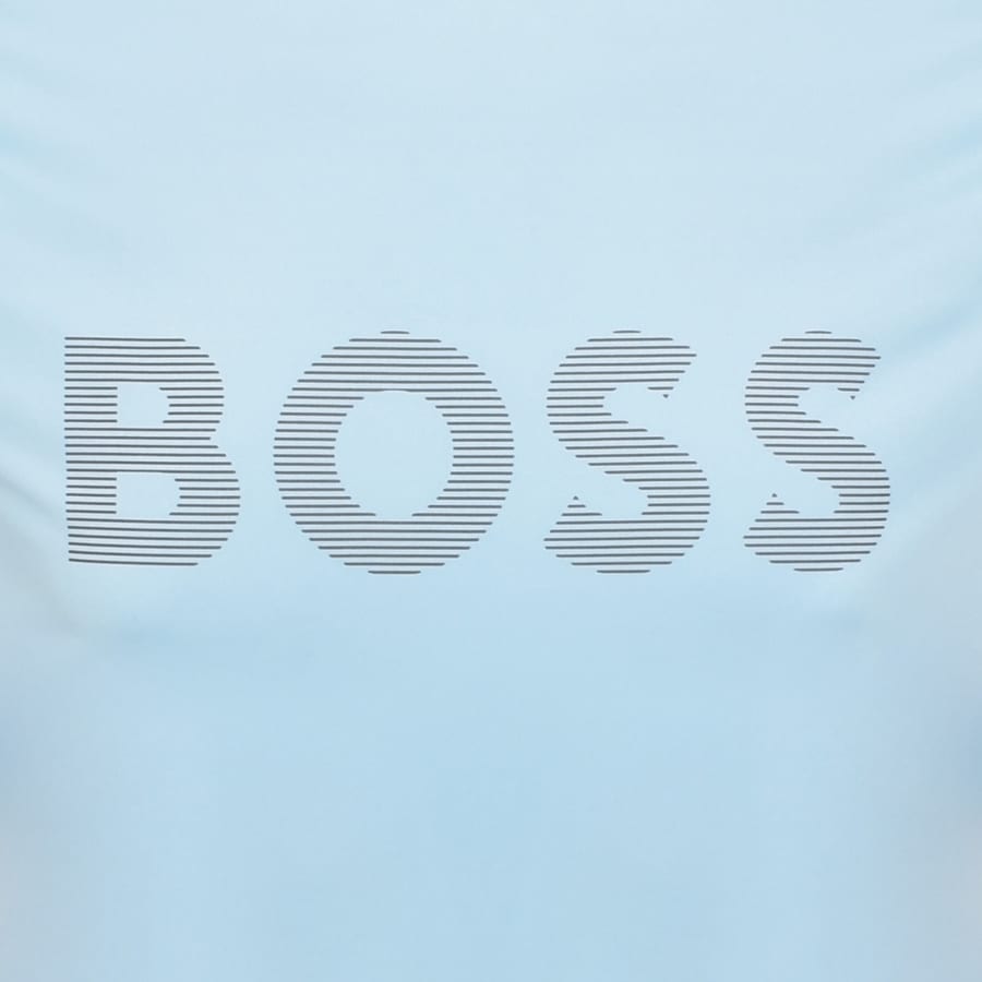 Image number 3 for BOSS Active T Shirt Light Pastel Blue