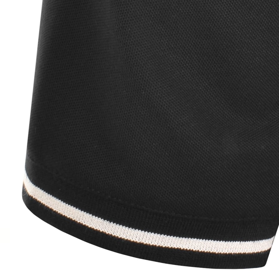 Image number 4 for Emporio Armani Tipped Polo T Shirt Black