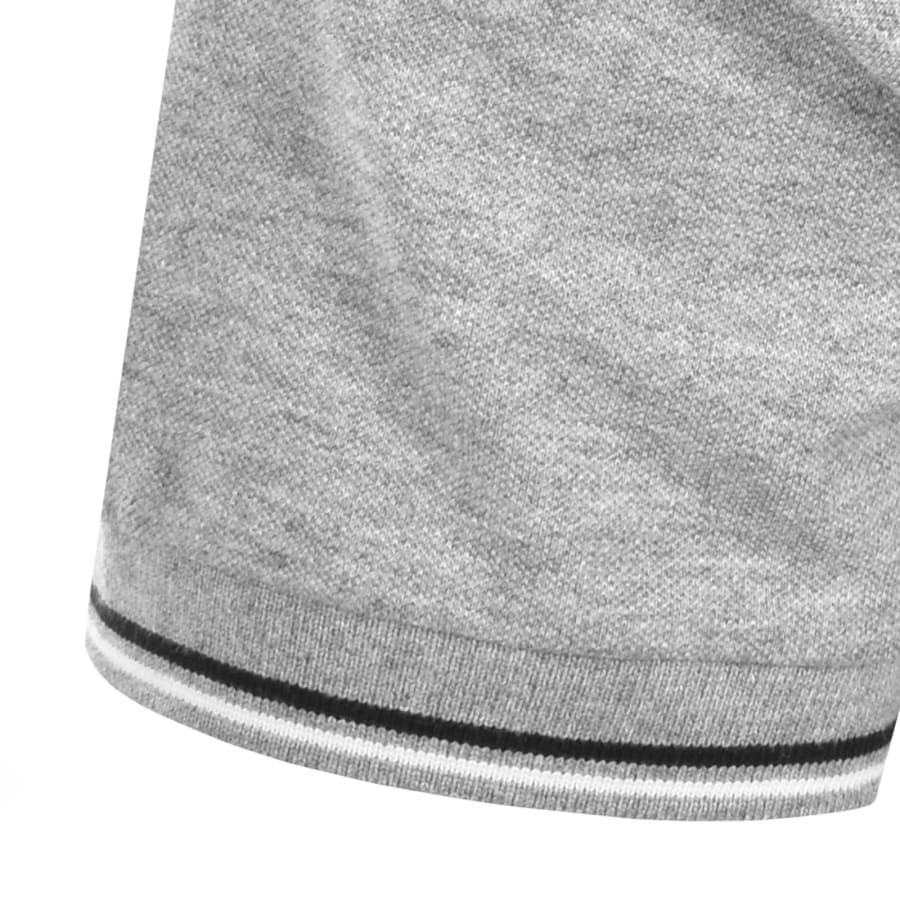 Image number 4 for Emporio Armani Short Sleeved Polo T Shirt Grey