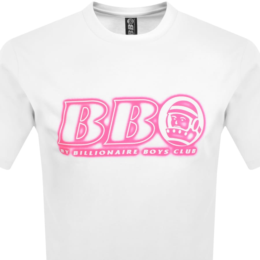 Image number 2 for Billionaire Boys Club Neon Logo T Shirt White