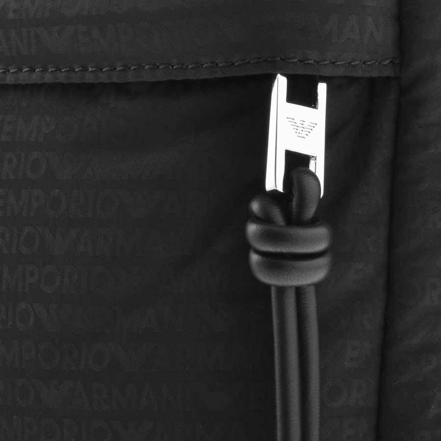 Image number 4 for Emporio Armani Logo Crossbody Bag Black