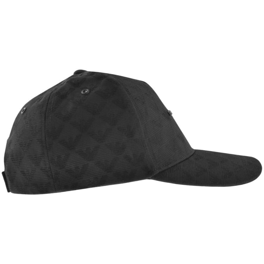 Image number 2 for Emporio Armani Baseball Logo Cap Black