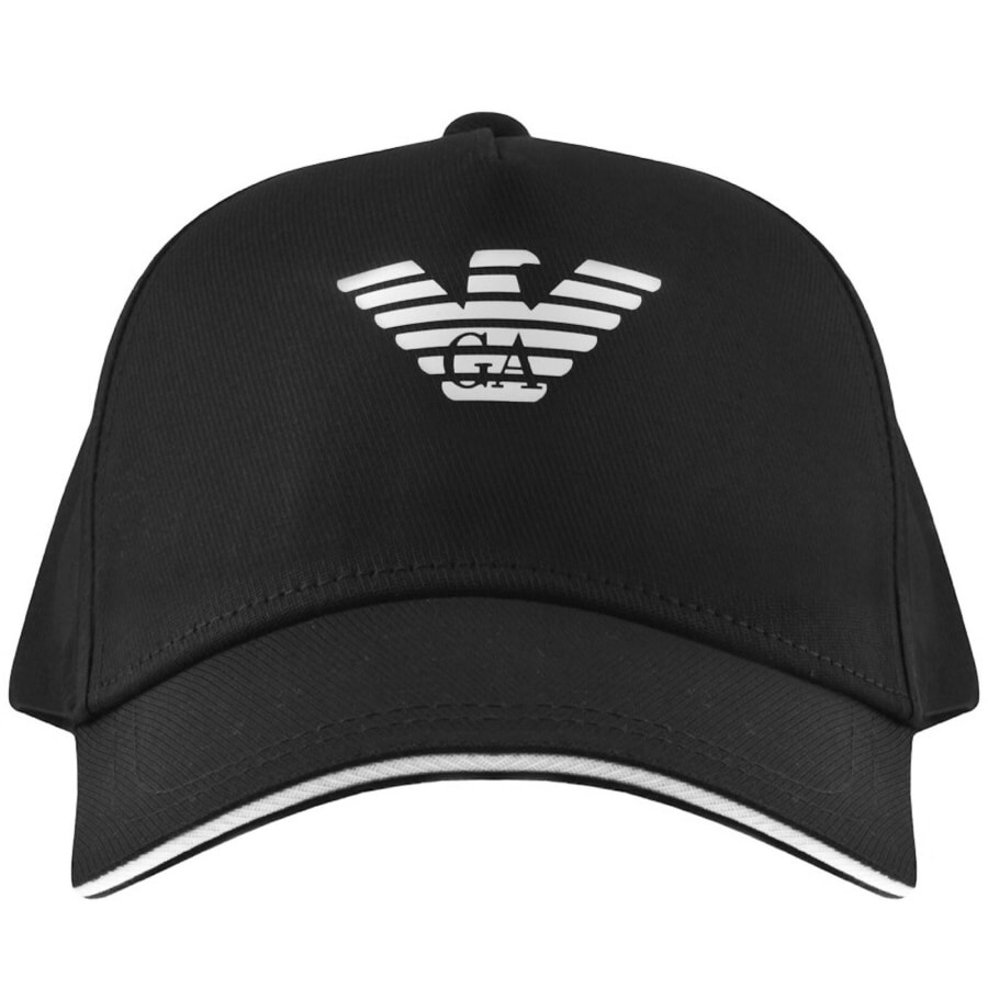 Image number 1 for Emporio Armani Baseball Logo Cap Black