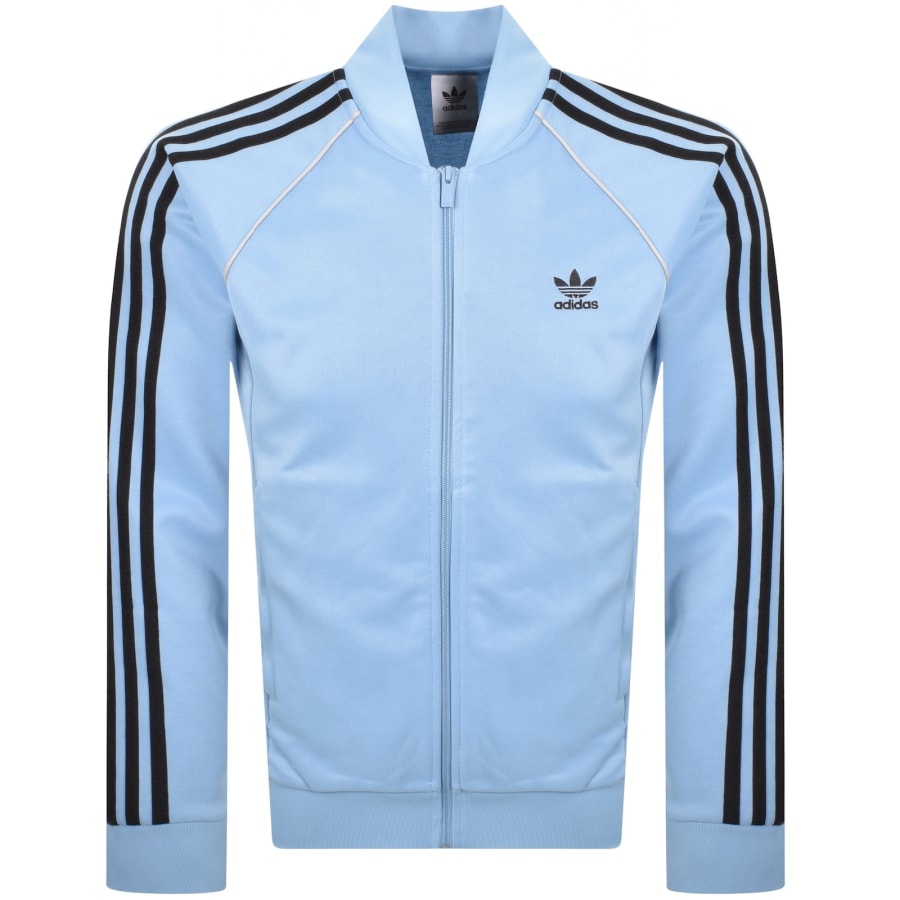 Image number 1 for adidas Originals Track Top Ash Blue